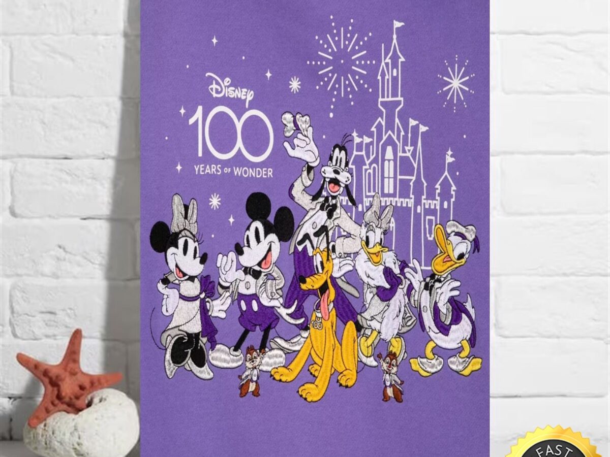 Mickey Mouse And Friends Disney 100 Disneyland Pullover Poster
