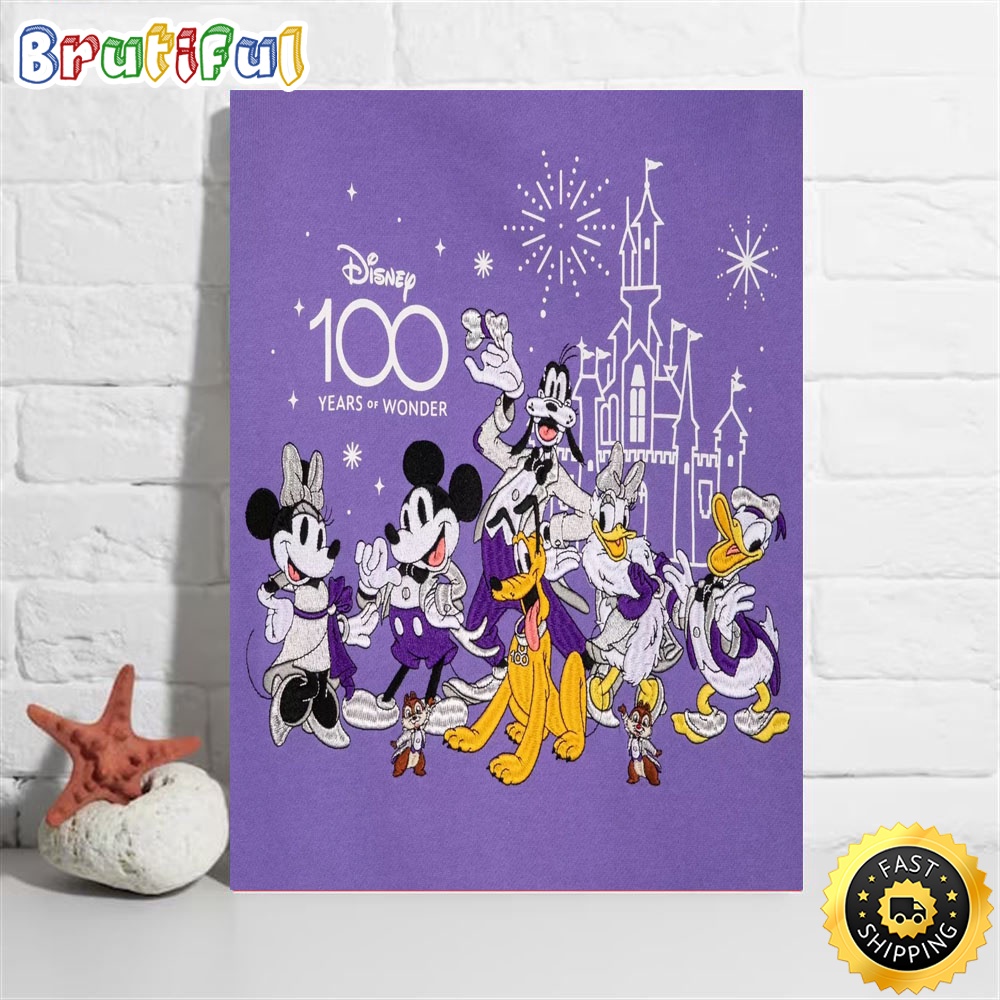 Mickey Mouse And Friends Disney 100 Disneyland Pullover Poster iyvdjm.jpg