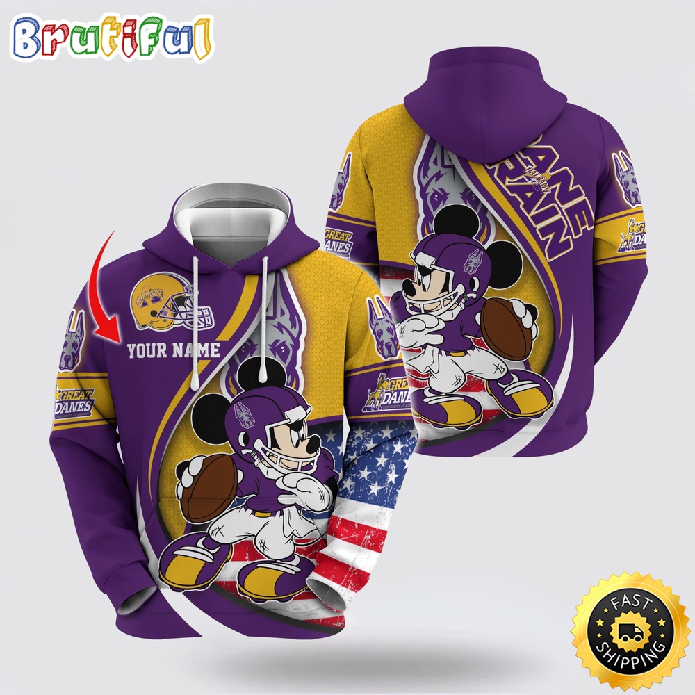 NCAA Albany Great Danes Hoodie Mickey Mouse 100 Year Anniversary 1 sal9cr.jpg