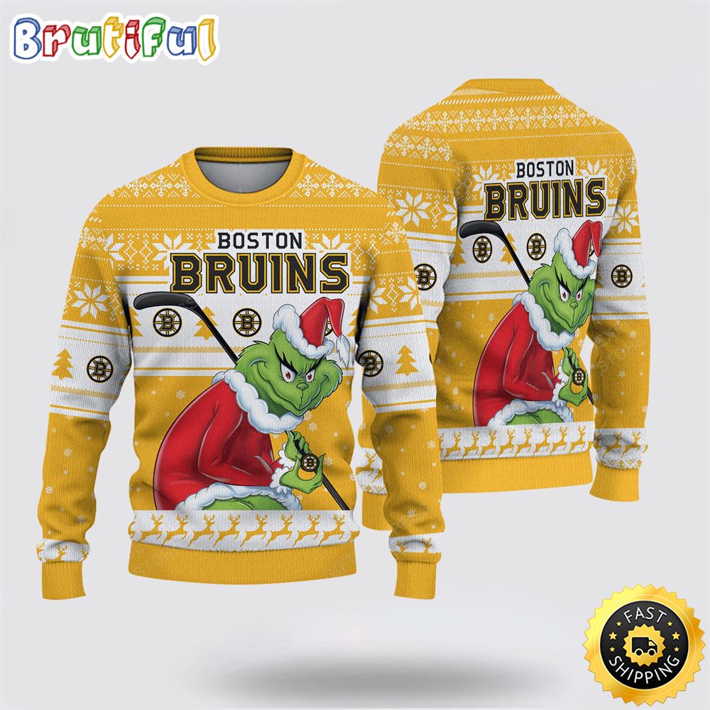NCAA Boston Bruins Ugly Sweater Grinch Funny Christmas Football Sweater 1 v5scu6.jpg