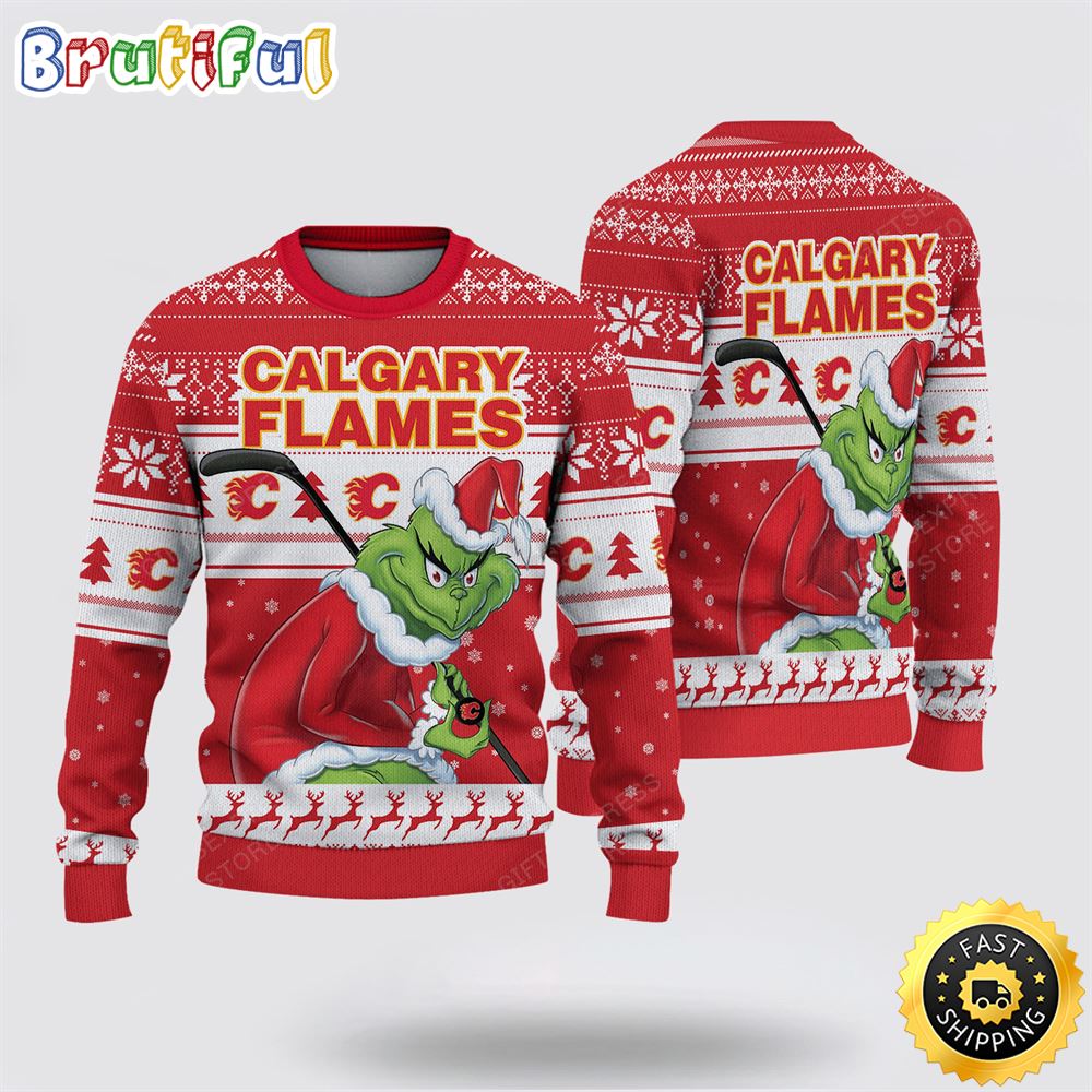 NCAA Calgary Flames Ugly Sweater Grinch Funny Christmas Football Sweater 1 qnzoj6.jpg