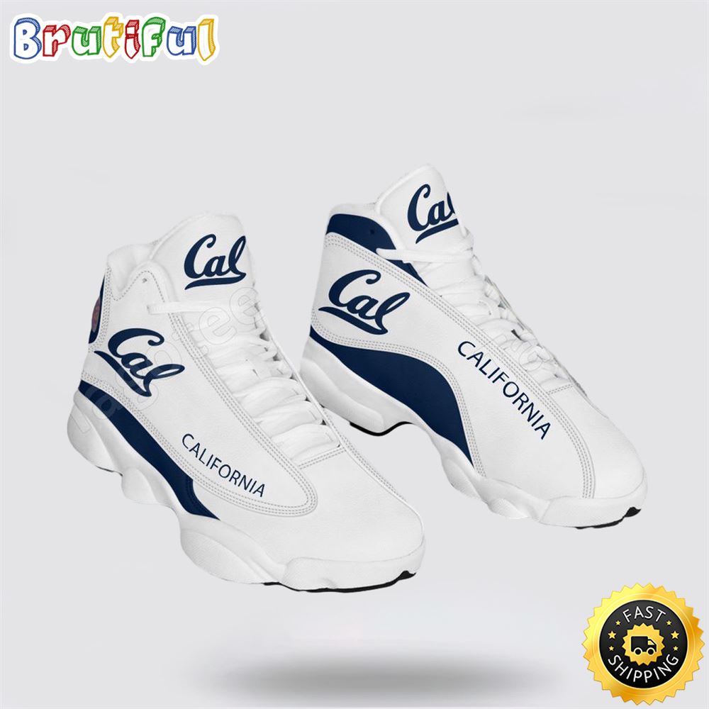 NCAA California Air Jordan 13 All Over Print Logo Sneakers 1 nfbcmt.jpg