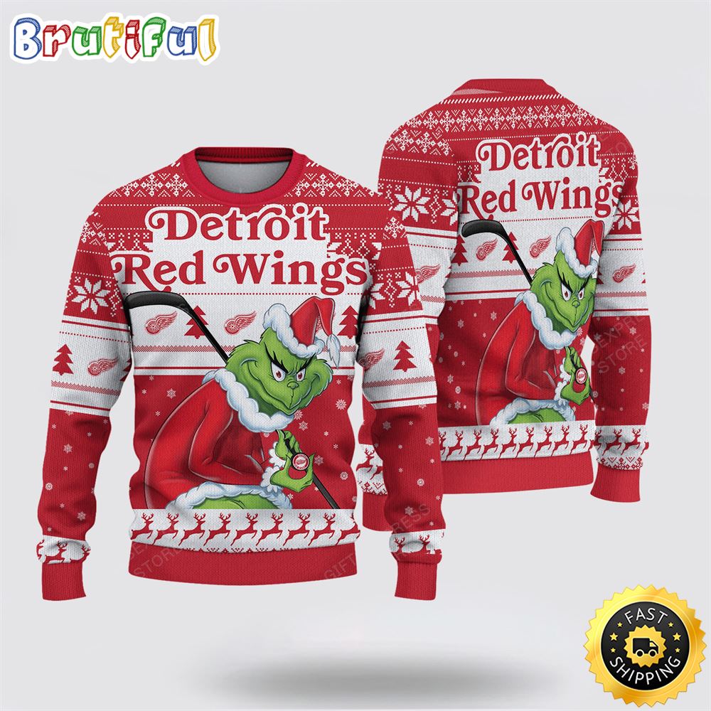 NCAA Detroit Red Wings Ugly Sweater Grinch Funny Christmas Football Sweater 1 oqo1yy.jpg