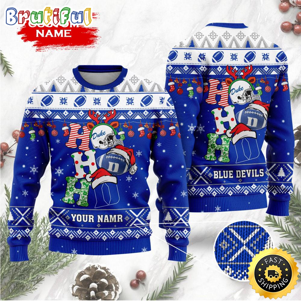 NCAA Duke Blue Devils Ugly Sweater Custom Name Wool Sweater dafdc1.jpg