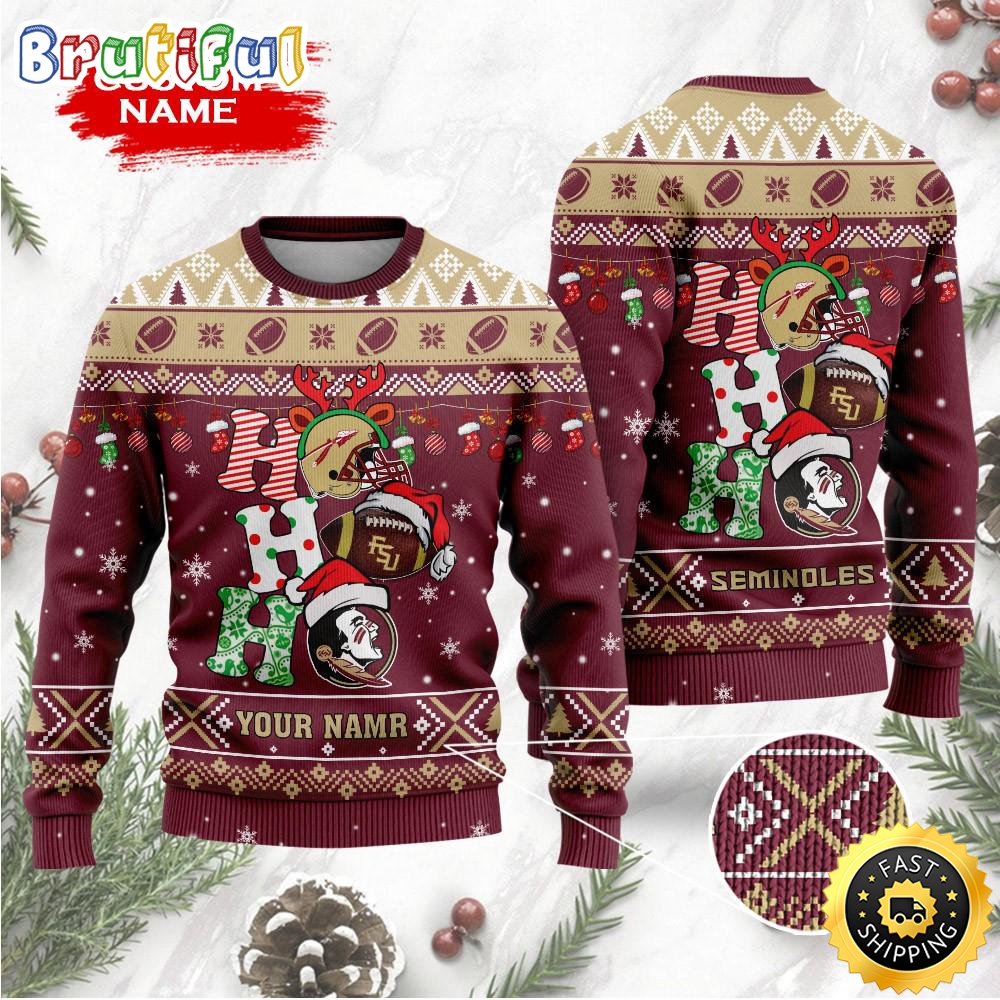 NCAA Florida State Seminoles Ugly Sweater Custom Name Wool Sweater pg6zvh.jpg