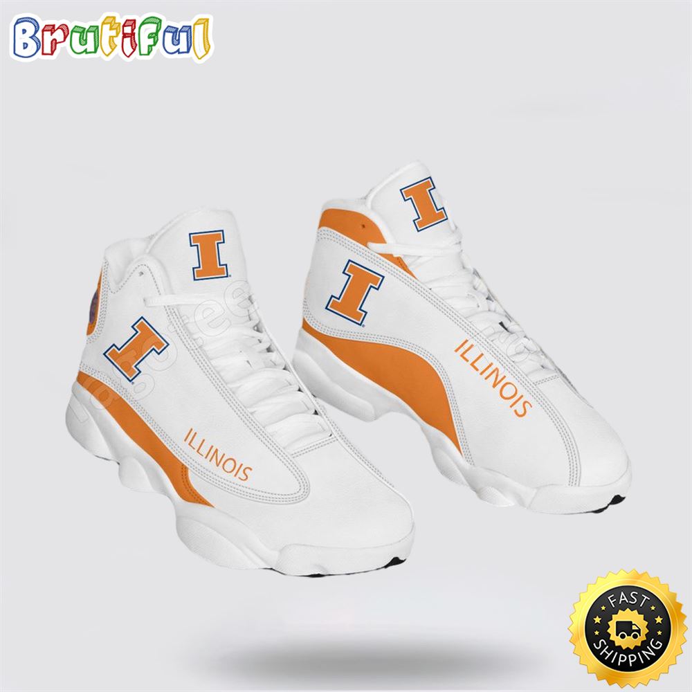 NCAA Illinois Air Jordan 13 All Over Print Logo Sneakers 1 wufu93.jpg