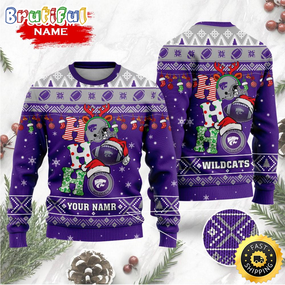 NCAA Kansas State Wildcats Ugly Sweater Custom Name Wool Sweater ysl5mg.jpg