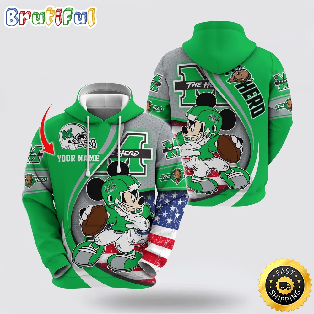 NCAA Marshall Thundering Herd Hoodie Mickey Mouse 100 Year Anniversary 1 nqb4je.jpg