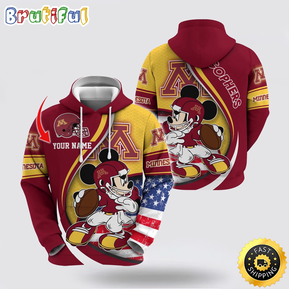 NCAA Minnesota Golden Gophers Hoodie Mickey Mouse 100 Year Anniversary 1 j1kkej.jpg