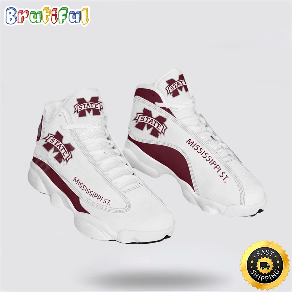 NCAA Mississippi St. Air Jordan 13 All Over Print Logo Sneakers 1 u180df.jpg