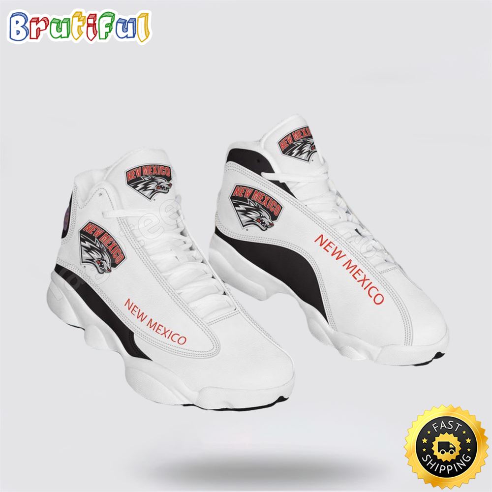 NCAA New Mexico Air Jordan 13 All Over Print Logo Sneakers 1 phqiez.jpg