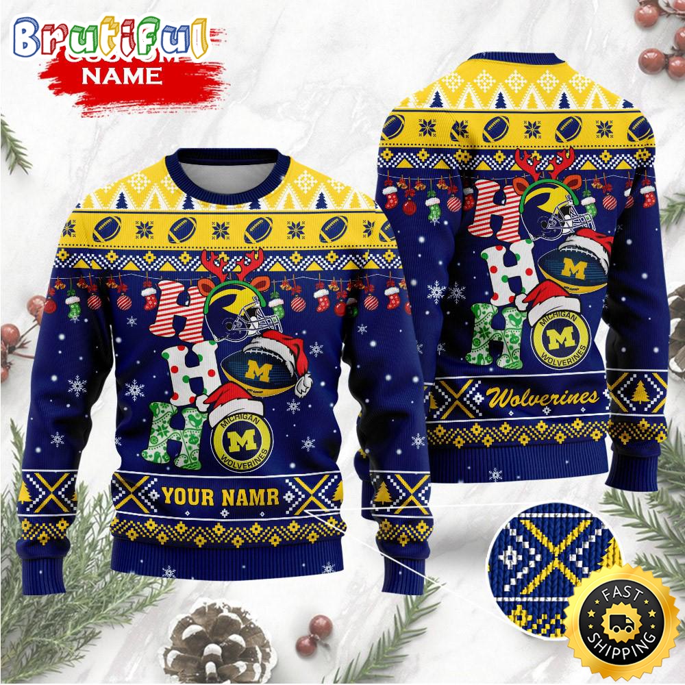 NCAA Notre Dame Fighting Irish Ugly Sweater Custom Name Wool Sweater opqjry.jpg