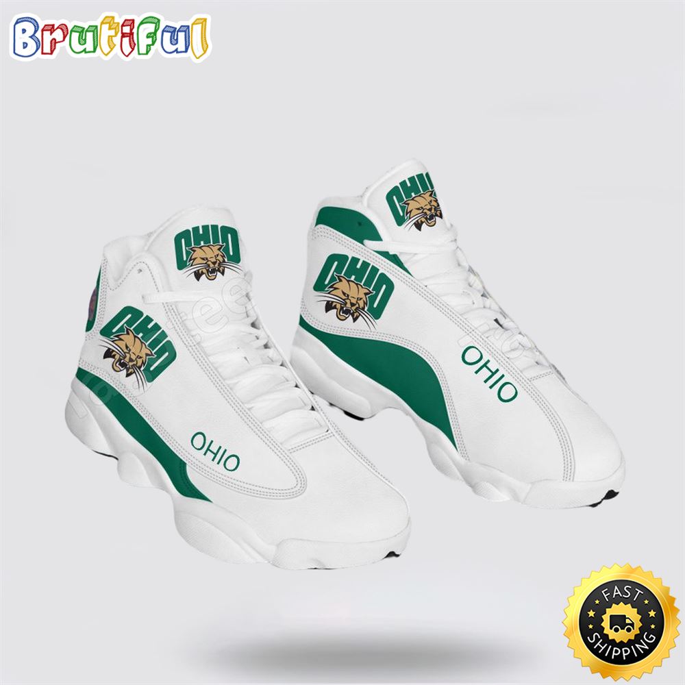 NCAA Ohio Air Jordan 13 All Over Print Logo Sneakers 1 jquq3u.jpg