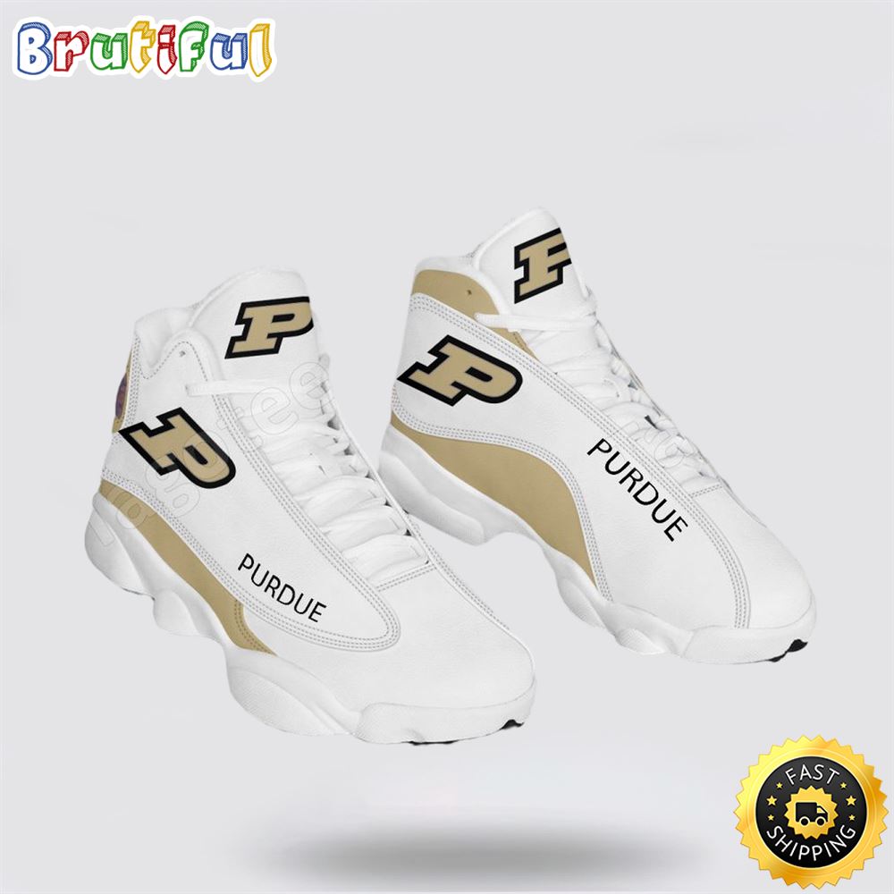 NCAA Purdue Air Jordan 13 All Over Print Logo Sneakers 1 t6qyci.jpg
