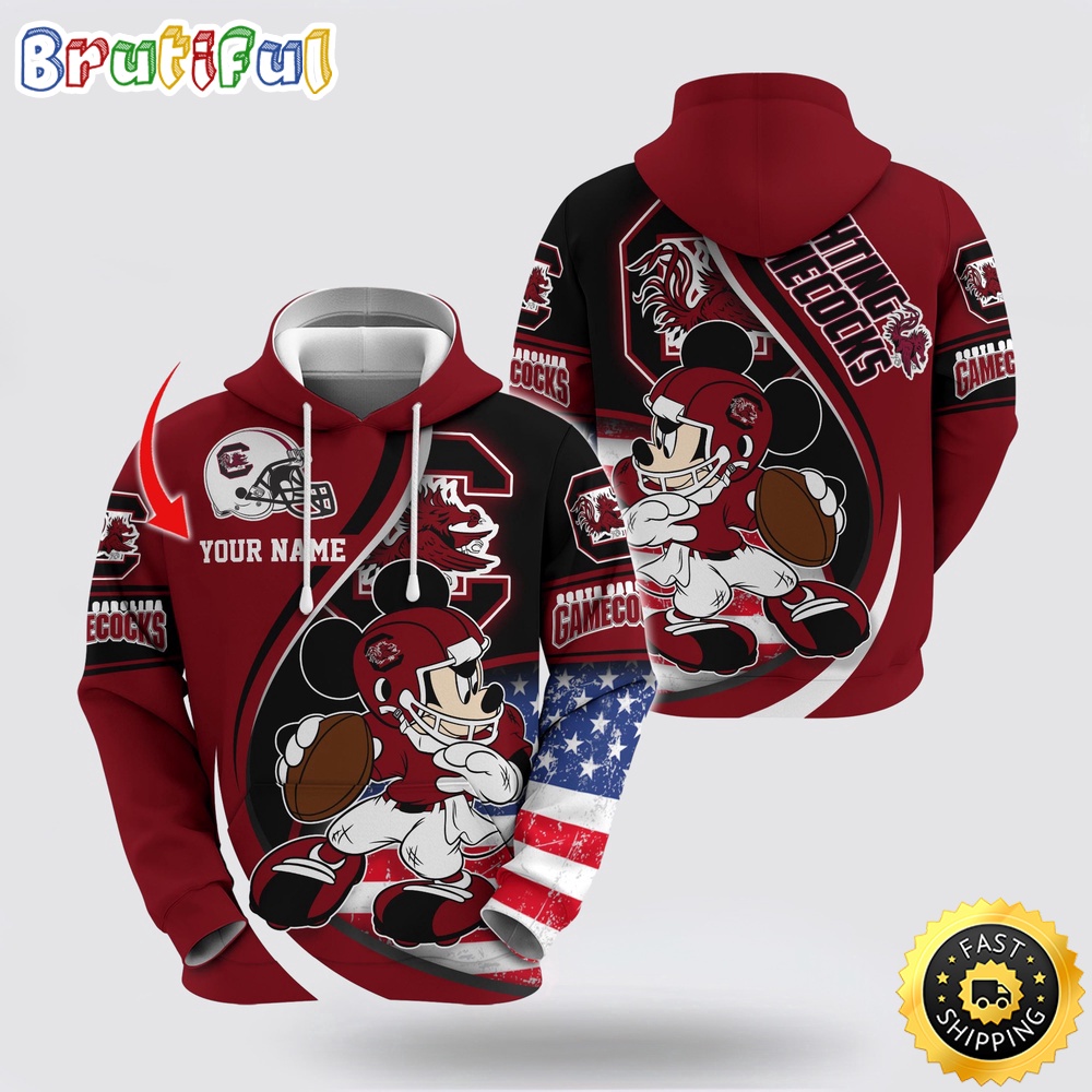 NCAA South Carolina Gamecocks Hoodie Mickey Mouse 100 Year Anniversary 1 ymmtdw.jpg
