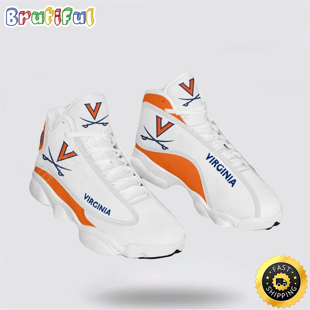 NCAA Virginia Air Jordan 13 All Over Print Logo Sneakers 1 tlu72q.jpg