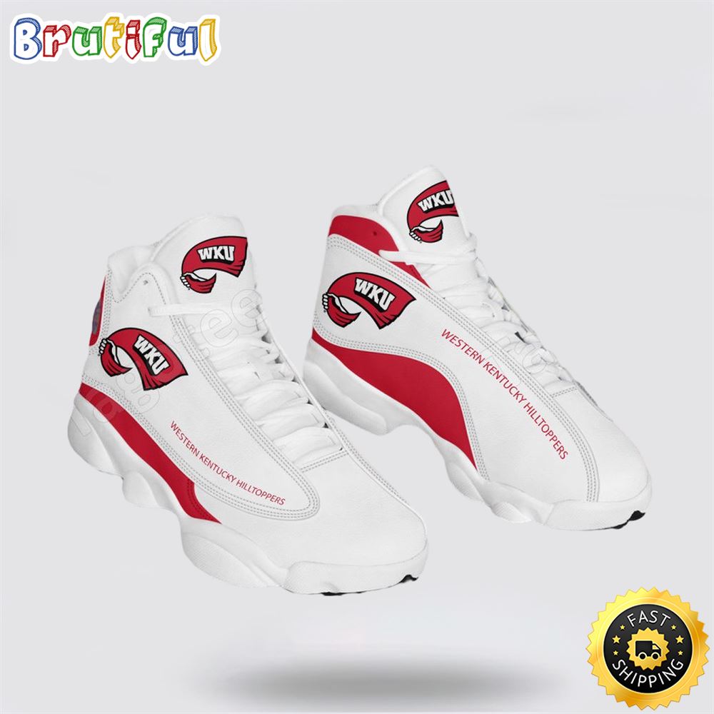 NCAA Western Kentucky Hilltoppers Air Jordan 13 All Over Print Logo Sneakers 1 xqwjcp.jpg