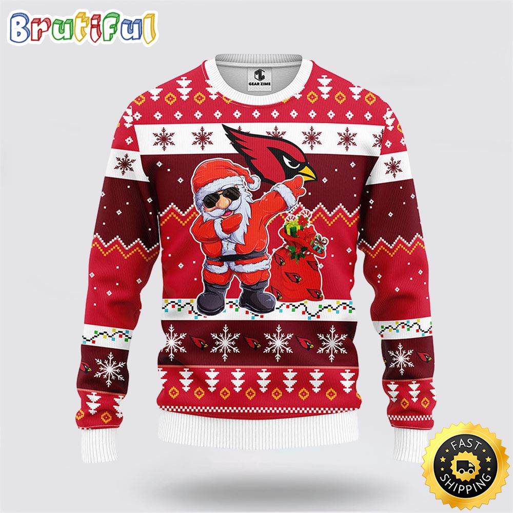 NFL Arizona Cardinals Ugly Sweater Santa Claus Ugly Christmas Sweater bq7qhh.jpg