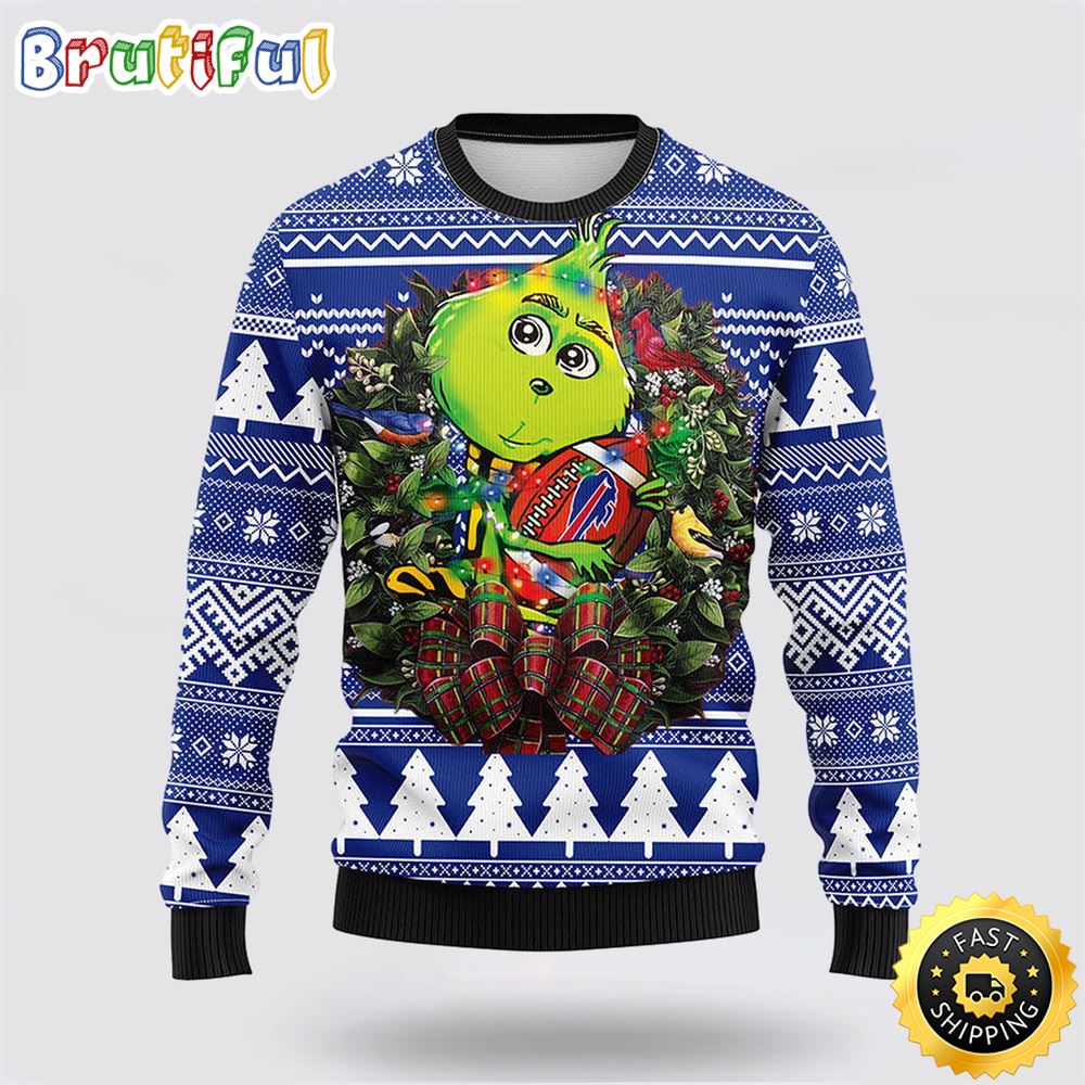 NFL Buffalo Bills Ugly Sweater Grinch Hug Ugly Christmas Sweater mg3qey.jpg