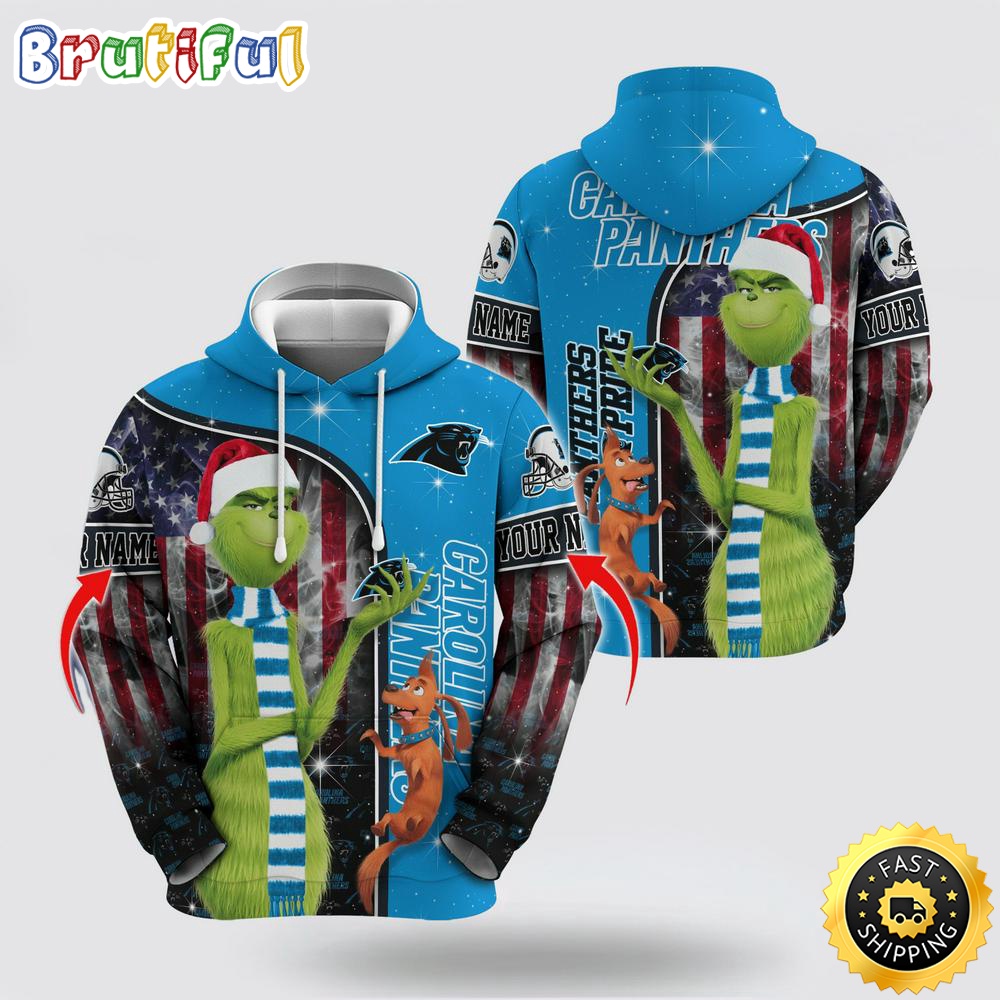 NFL Carolina Panthers Hoodie Grinch Custom 3D Hoodie Trending Shirt 1 ly9vcc