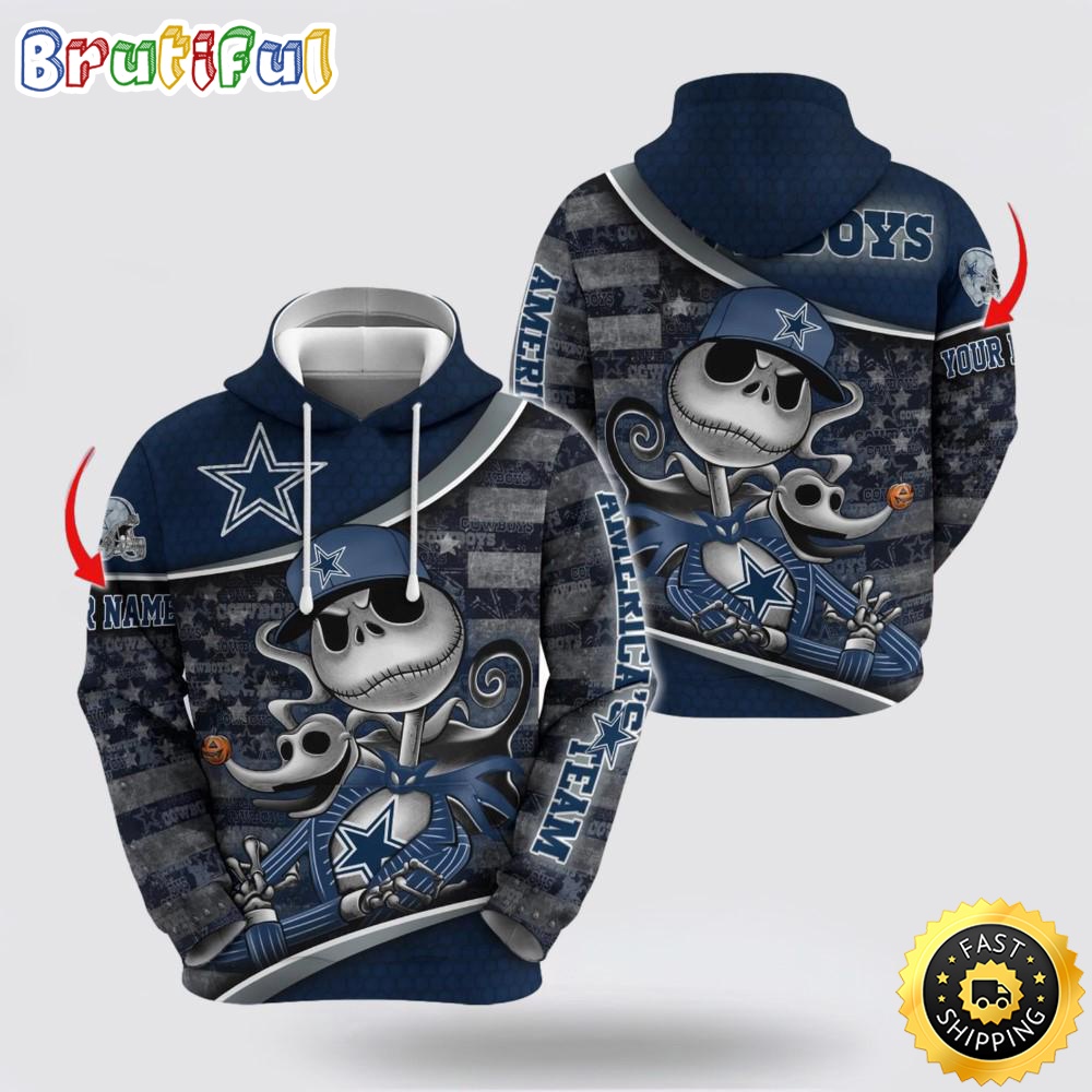 NFL Dallas Cowboys Hoodie Jack Custom 3D Hoodie Trending Shirt For This Season w9xtsh