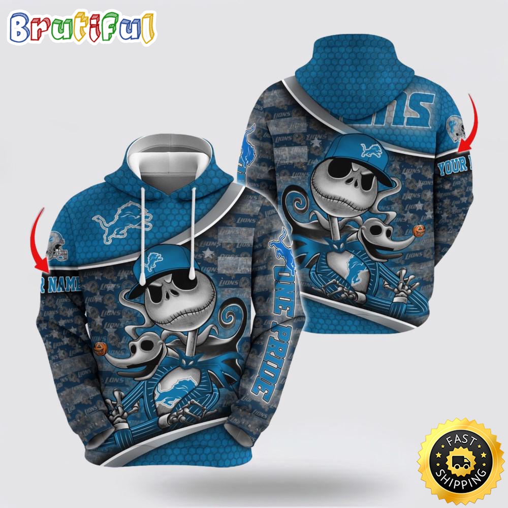 NFL Detroit Lions Hoodie Jack Custom 3D Hoodie Trending Shirt For This Season flyx1h