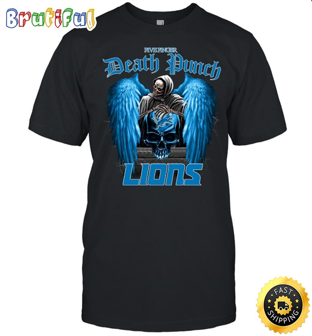 NFL Detroit Lions T Shirt Five Finger Death Punch Nfl Five Finger Death Punch Tshirt For Fans 1 jb5qmi.jpg