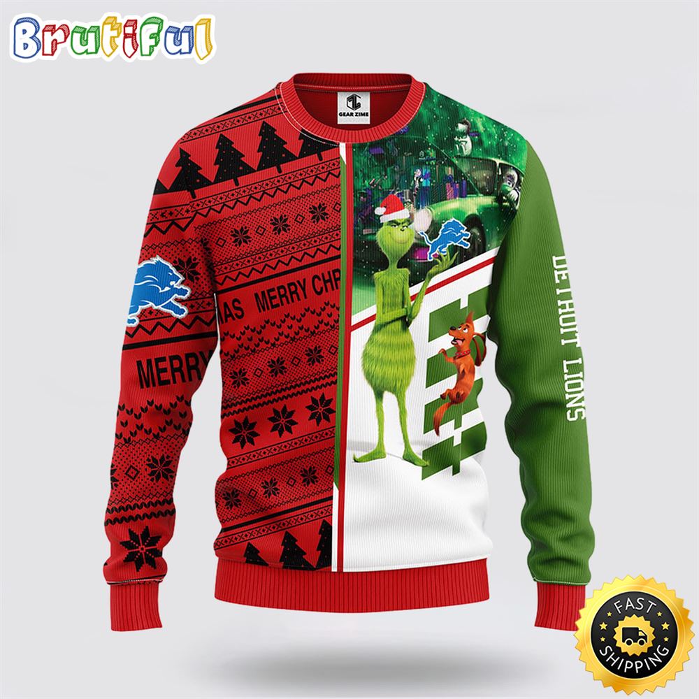 NFL Detroit Lions Ugly Sweater Grinch Scooby Doo Ugly Christmas Sweater gvlcxv.jpg
