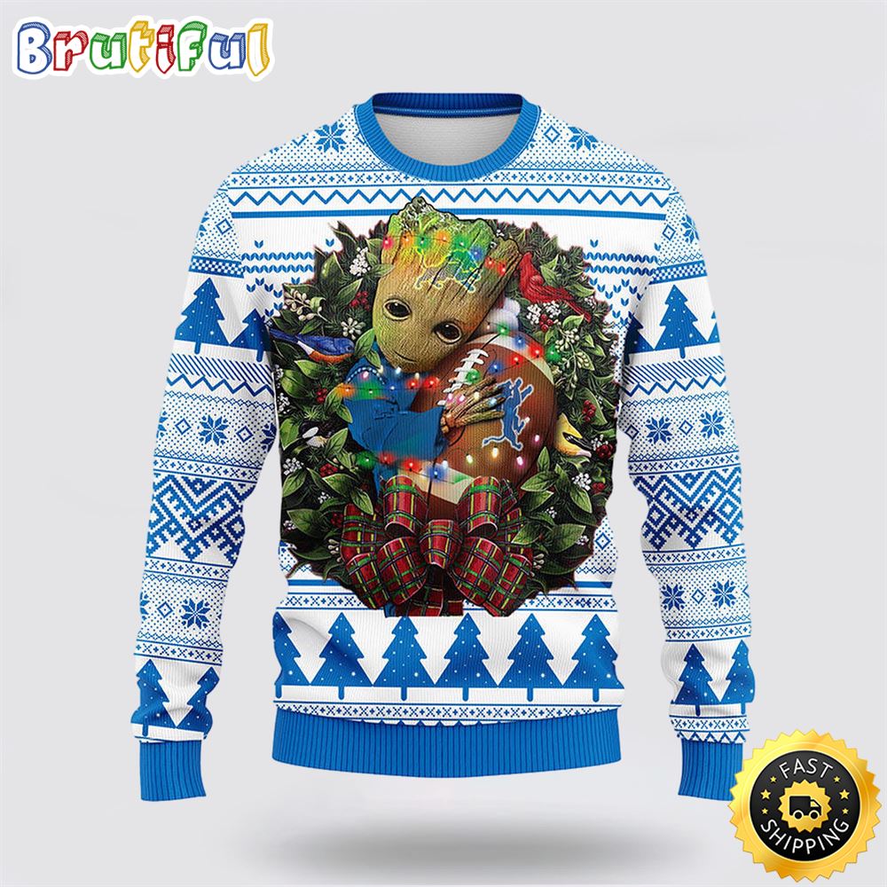 NFL Detroit Lions Ugly Sweater Groot Christmas Sweater vpisan.jpg