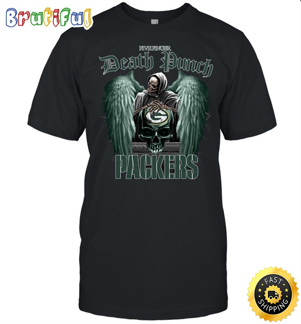 NFL Green Bay Packers T Shirt Five Finger Death Punch Nfl Five Finger Death Punch Tshirt For Fans 1 jyndln.jpg