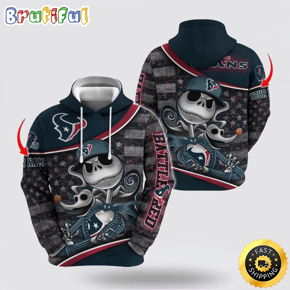 NFL Houston Texans Hoodie Jack Custom 3D Hoodie Trending Shirt For This Season guyolc
