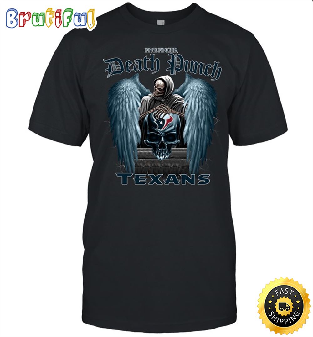NFL Houston Texans T Shirt Five Finger Death Punch Nfl Five Finger Death Punch Tshirt For Fans 1 ocnfyg.jpg