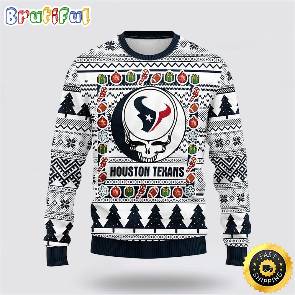 NFL Houston Texans Ugly Sweater Grateful Dead Ugly Christmas Fleece Sweater d32q1x.jpg