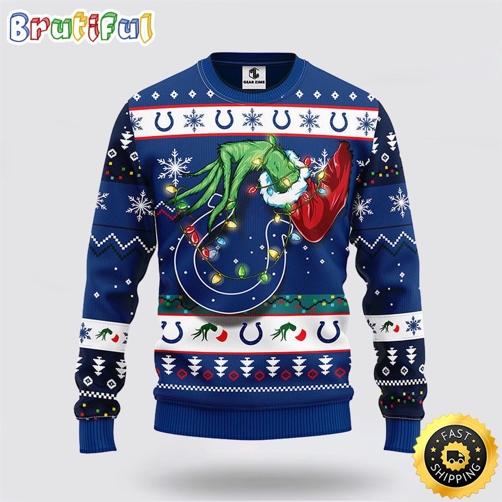 NFL Indianapolis Colts Ugly Sweater The Hand Of Grinch Ugly Christmas Sweater jb5chv.jpg