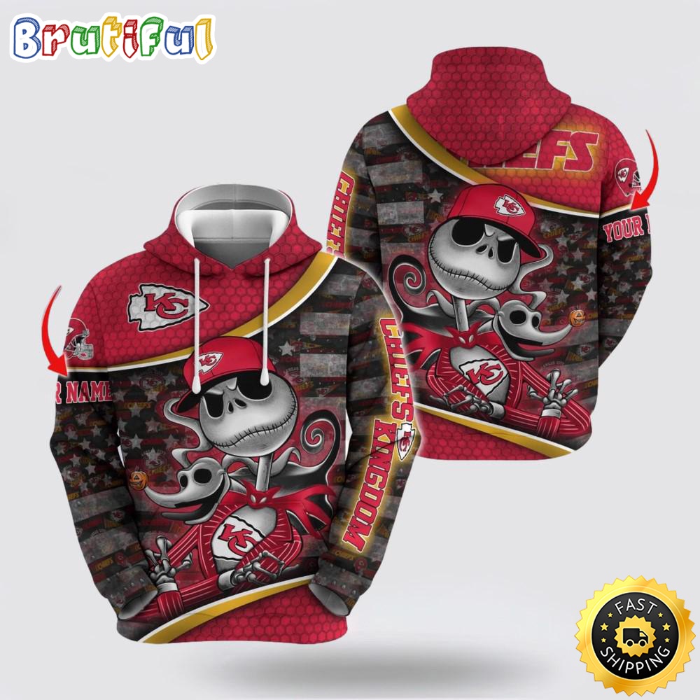 NFL Kansas City Chiefs Hoodie Jack Custom 3D Hoodie Trending Shirt For This Season fwreea