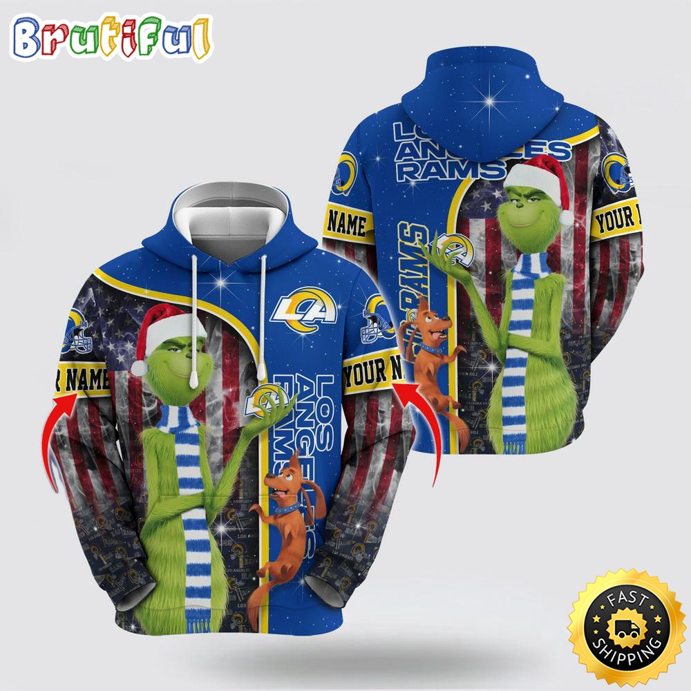NFL Los Angeles Rams Hoodie Grinch Custom 3D Hoodie Trending Shirt 1 mfnjwj