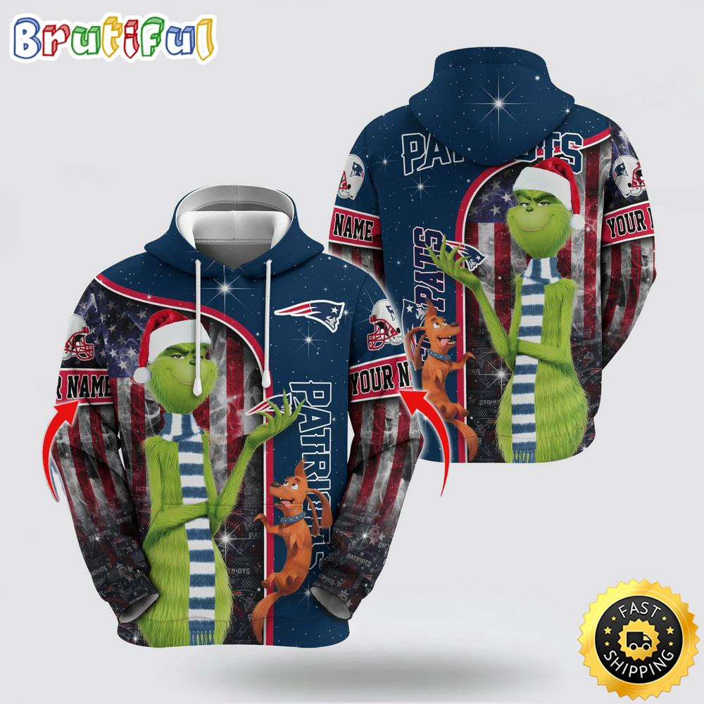 NFL New England Patriots Hoodie Grinch Custom 3D Hoodie Trending Shirt 1 ozyheu