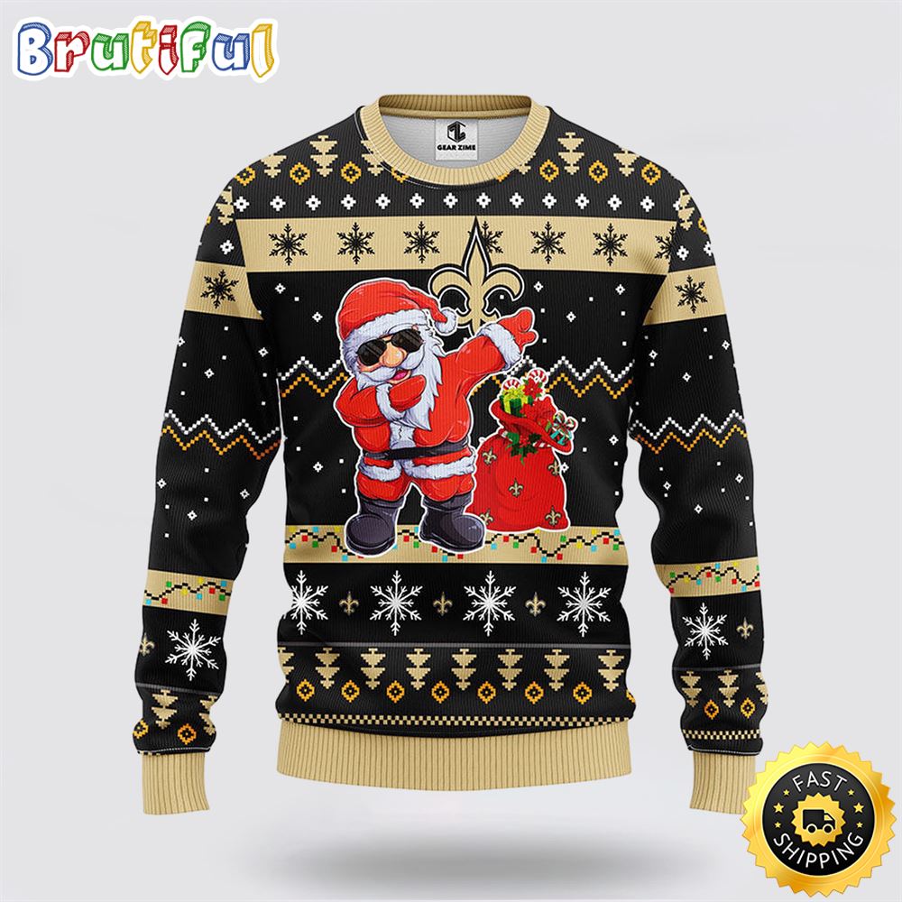 NFL New Orleans Saints Ugly Sweater Santa Claus Ugly Christmas Sweater huhxyg.jpg