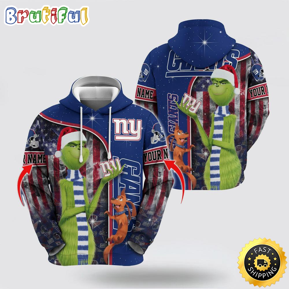 NFL New York Giants Hoodie Grinch Custom 3D Hoodie Trending Shirt 1 wwskzl