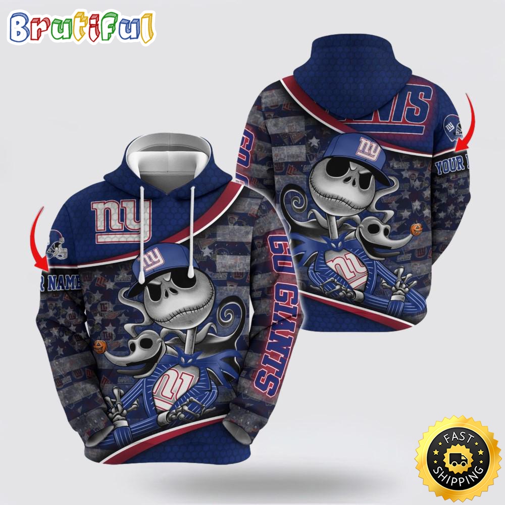 NFL New York Giants Hoodie Jack Custom 3D Hoodie Trending Shirt For This Season twuzdh