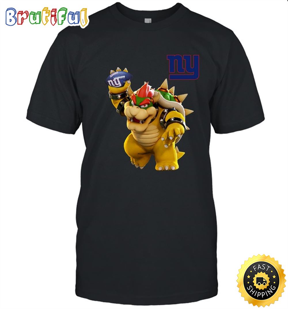 NFL New York Giants T Shirt Super Mario Nfl Super Mario Tshirt For Fans 1 nc4ti9.jpg