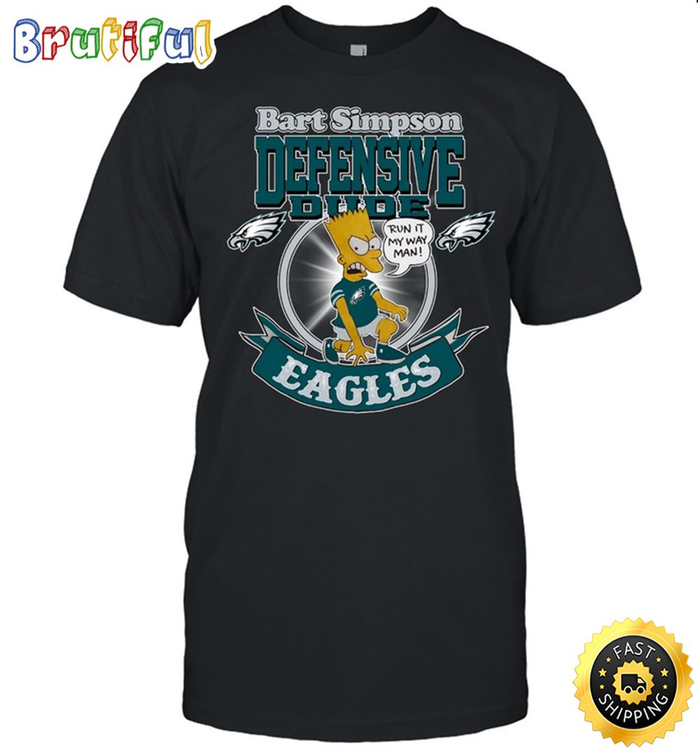 NFL Philadelphia Eagles T Shirt Print Simpsons Nfl Simpsons Tshirt For Fans 1 ltva84.jpg