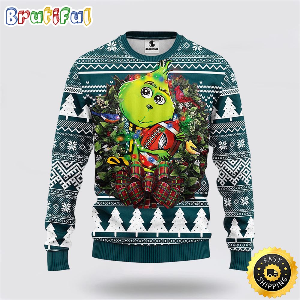 NFL Philadelphia Eagles Ugly Sweater Grinch Hug Ugly Christmas Sweater i5x1ef.jpg