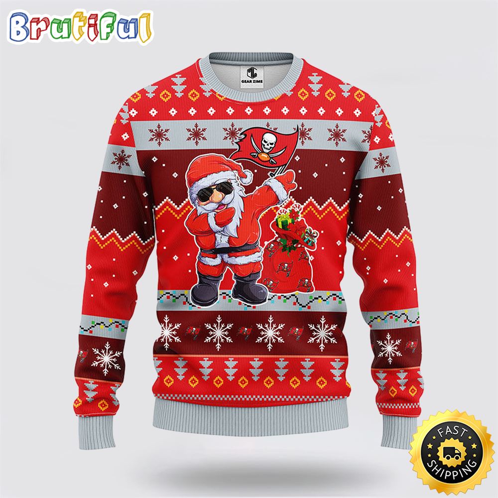 NFL Tampa Bay Buccaneers Ugly Sweater Santa Claus Ugly Christmas Sweater e9ehwq.jpg