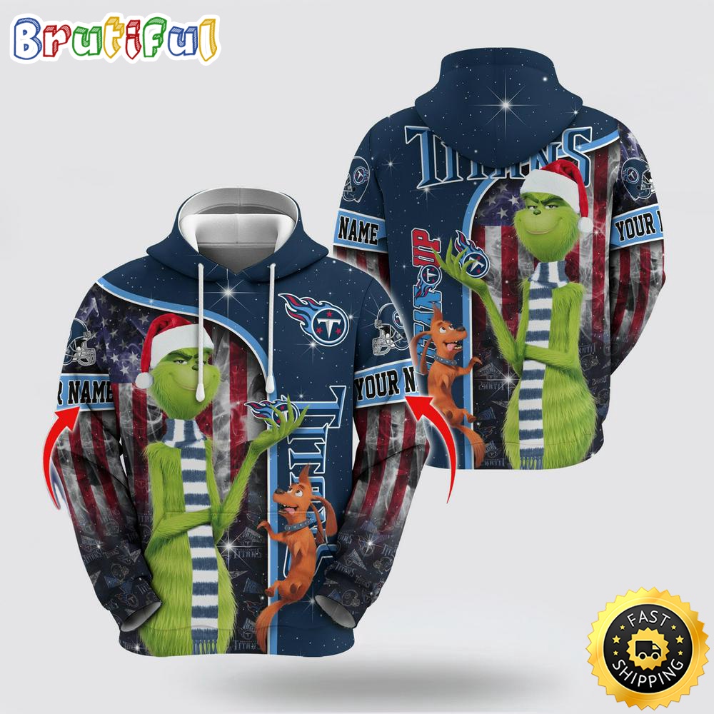 NFL Tennessee Titans Hoodie Grinch Custom 3D Hoodie Trending Shirt 1 okebrk