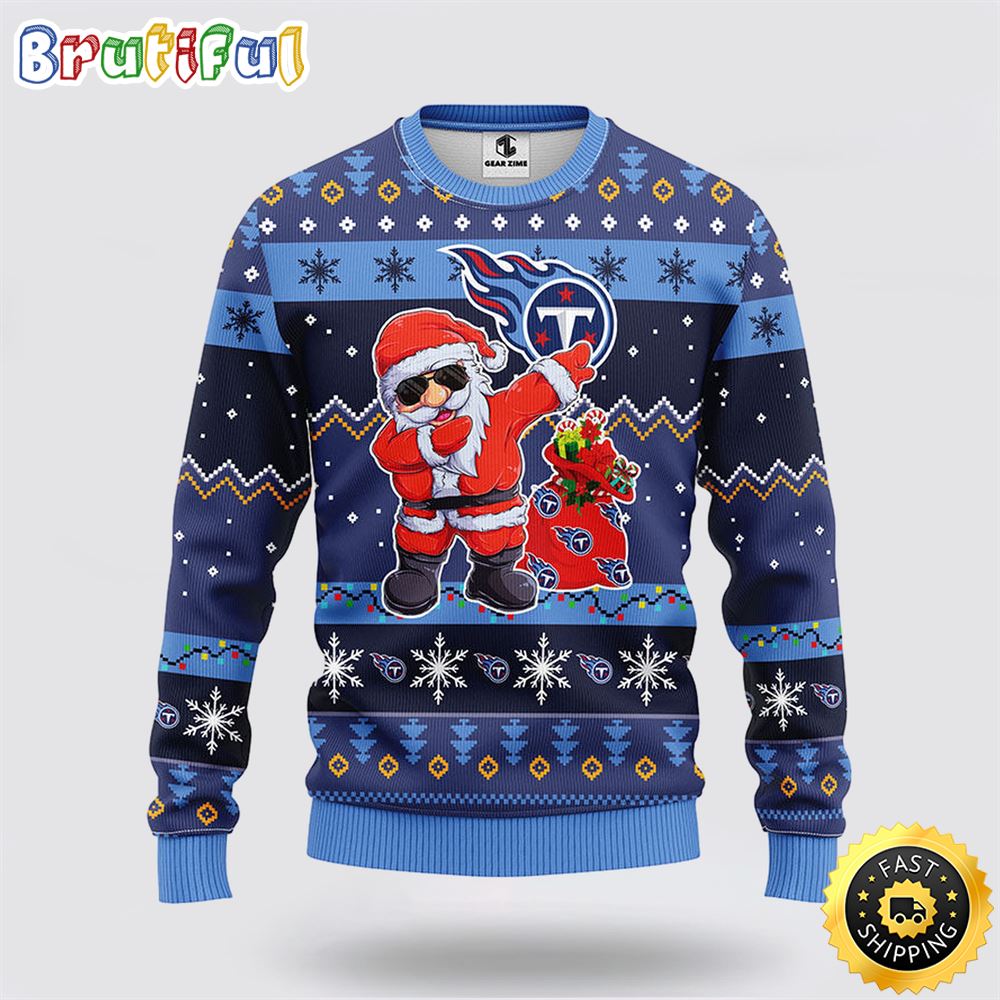 NFL Tennessee Titans Ugly Sweater Santa Claus Ugly Christmas Sweater grkggn.jpg