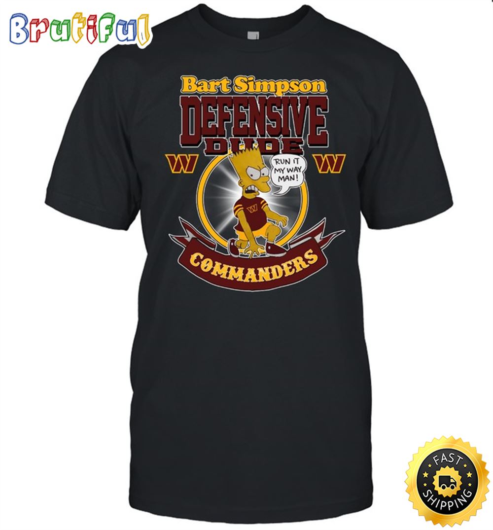 NFL washington commanders T Shirt Print Simpsons Nfl Simpsons Tshirt For Fans 1 upzxzu.jpg