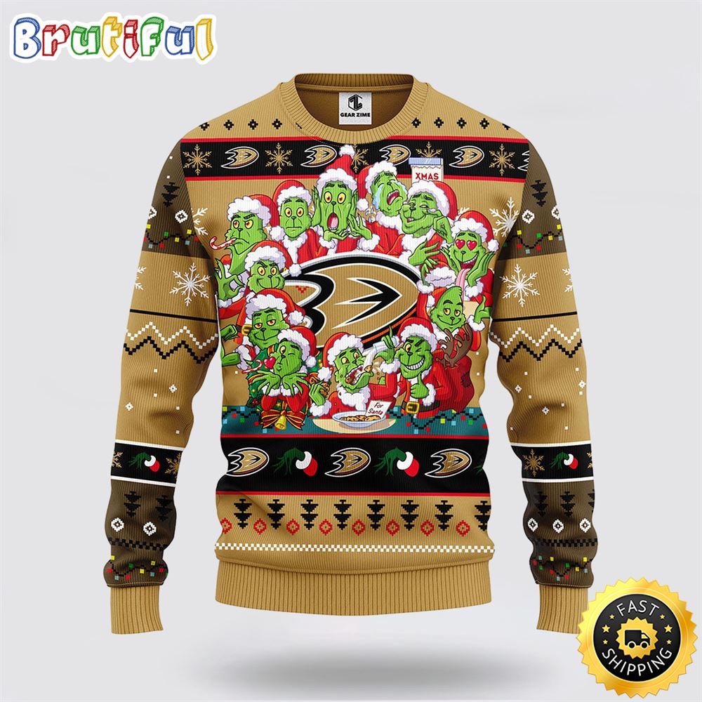 NHL Anaheim Ducks Ugly Sweater 12 Expressions Of Grinch During The Christmas Season Sweater bitx1j.jpg