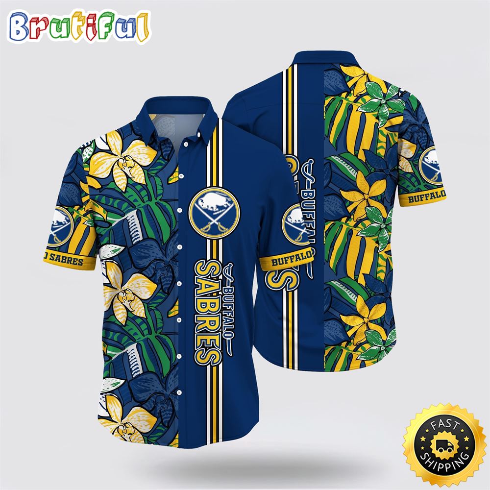 NHL Buffalo Sabres Hawaiian Shirt Tropical Tropical Forest Floral Pattern Summer Hawaiian Shirt 1 mmybsn.jpg
