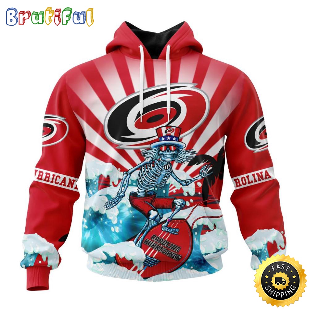 NHL Carolina Hurricanes Hoodie Specialized Kits For The Grateful Dead 3D Hoodie Unisex Hoodie Tshirt wiwoee